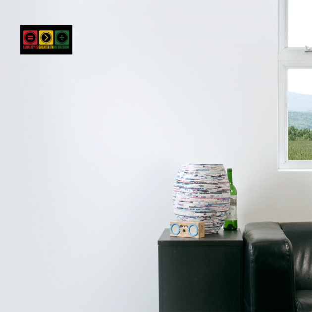 Equality is Greater Than Division Pan African by UrbanLifeApparel